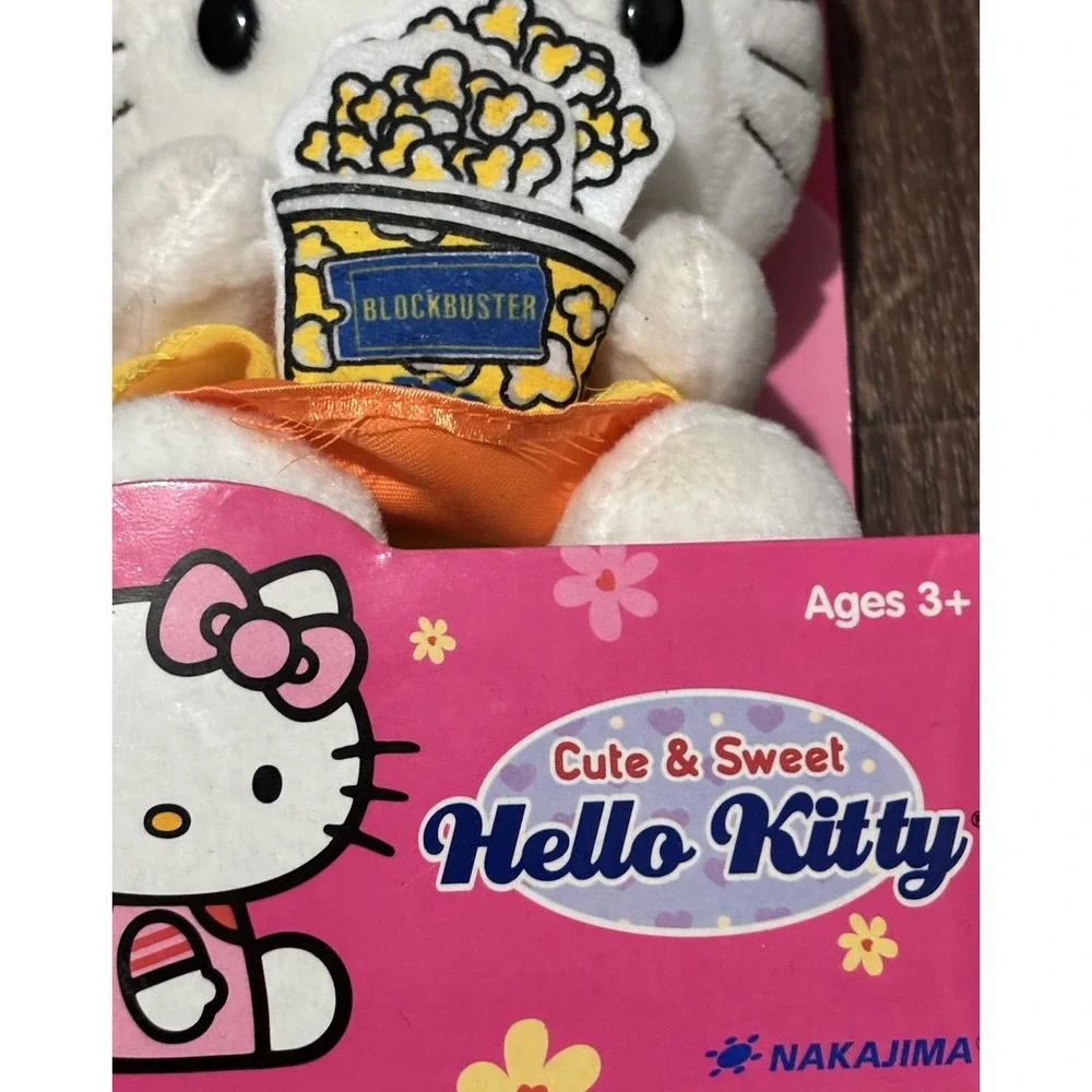 2003 Nakajima Sanrio Cute &‎ Sweet Hello Kitty Blockbuster Plush NIB Sealed